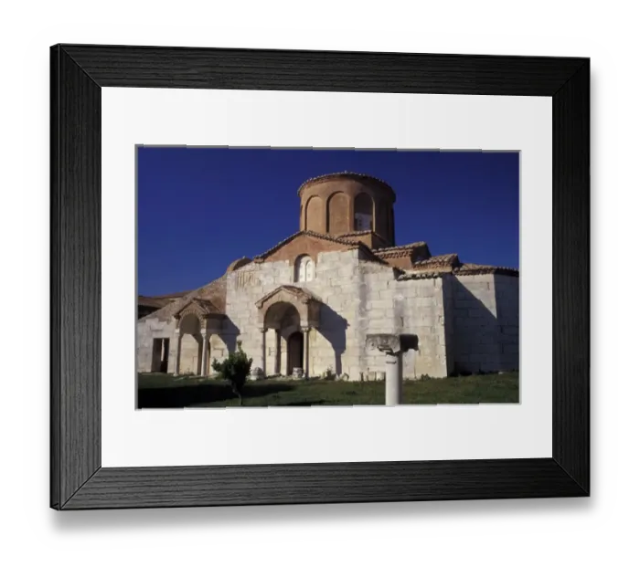 Framed Print : Europe, Albania, Apollonia. Saint Mary Byzantine church Framed Print : Europe, Albania, Apollonia. Saint Mary Byzantine church