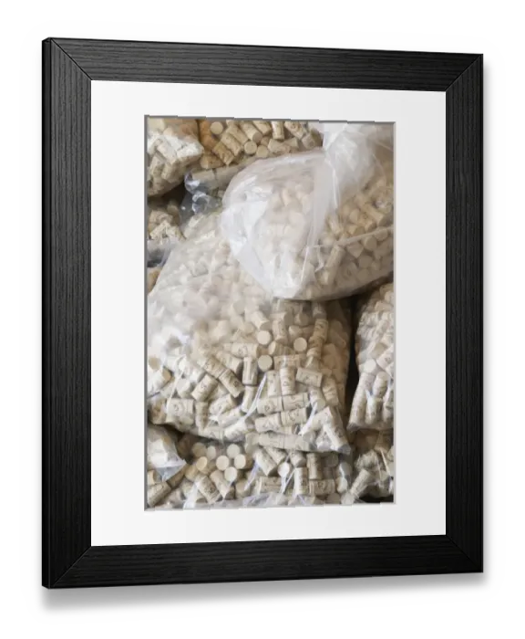 Framed Print : Sacks of cork piled in a corner. Kantina Miqesia or Medaur winery, Koplik. Albania Framed Print : Sacks of cork piled in a corner. Kantina Miqesia or Medaur winery, Koplik. Albania