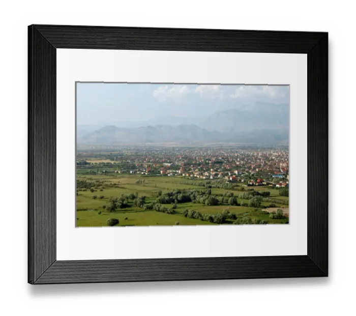 Framed Print : Republic of Albania. Shkodra. General view Framed Print : Republic of Albania. Shkodra. General view
