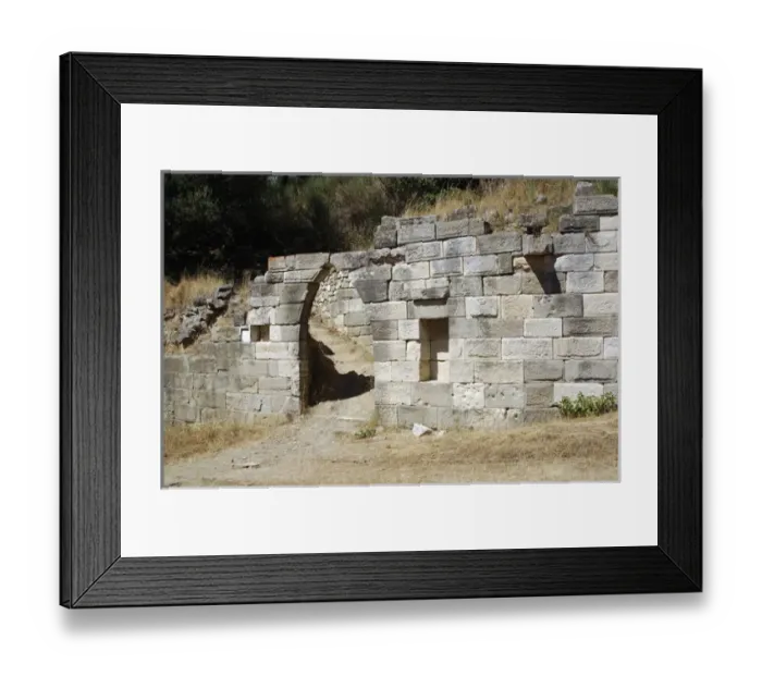 Framed Print : Greek Art. Hellenistic period. Ruins of Apollonia. Detail. Fier. Republic of Albania Framed Print : Greek Art. Hellenistic period. Ruins of Apollonia. Detail. Fier. Republic of Albania