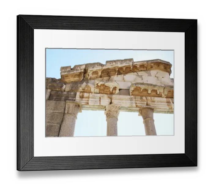 Framed Print : Greek ART. Hellenistic period. Republic of Albania. Bouleterion, building dated in