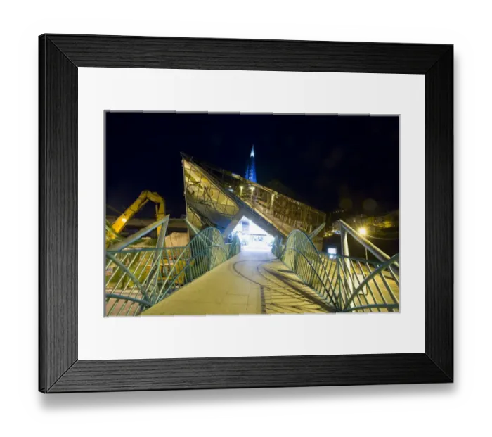 Framed Print : Europe, Andorra, Escaldes-Engordany parish. Exterior of modern public spa in the center of town