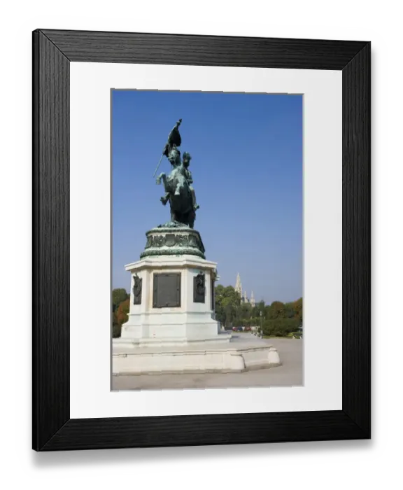 Framed Print : Statue of Archduke Charles of Austria on the Heldenplatz, Vienna, Austria Framed Print : Statue of Archduke Charles of Austria on the Heldenplatz, Vienna, Austria