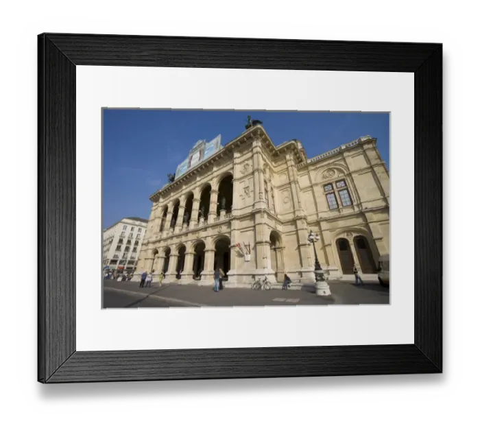 Framed Print : The Vienna State Opera House (Wiener Staatsoper), Vienna, Austria