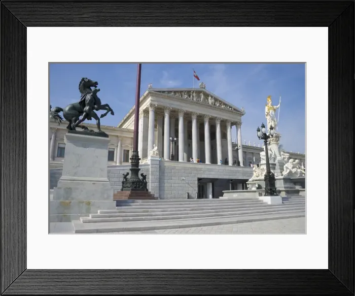 Framed Print : The Austrian Parliament, Vienna, Austria Framed Print : The Austrian Parliament, Vienna, Austria