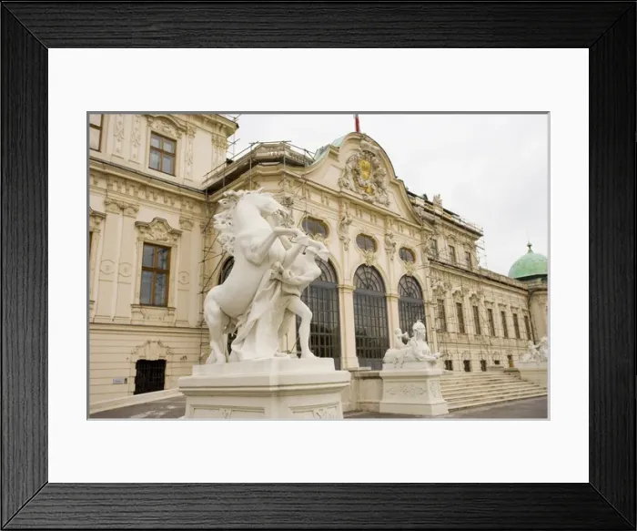 Framed Print : Castle of Belevedere, Vienna, Austria