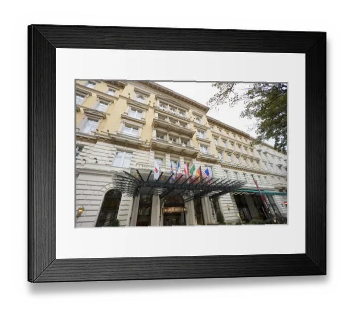 Framed Print : Grand Hotel Wien, Vienna, Austria Framed Print : Grand Hotel Wien, Vienna, Austria