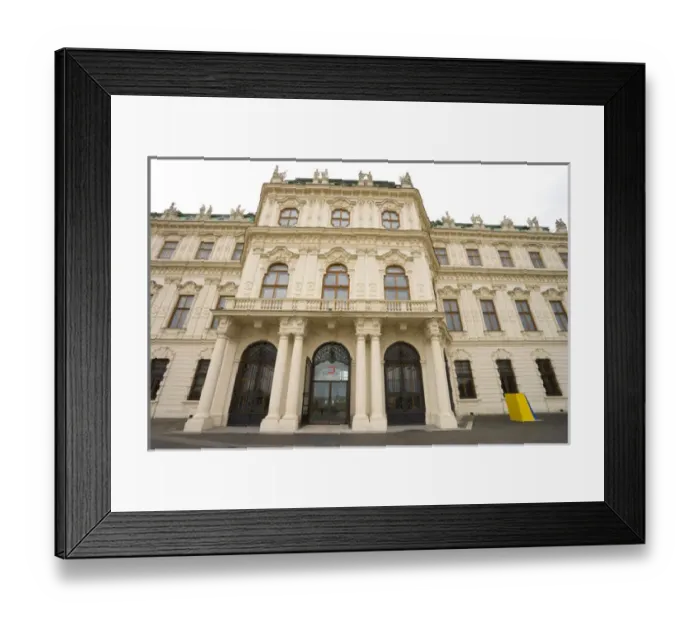Framed Print : Belevedere Palace, Vienna, Austria Framed Print : Belevedere Palace, Vienna, Austria