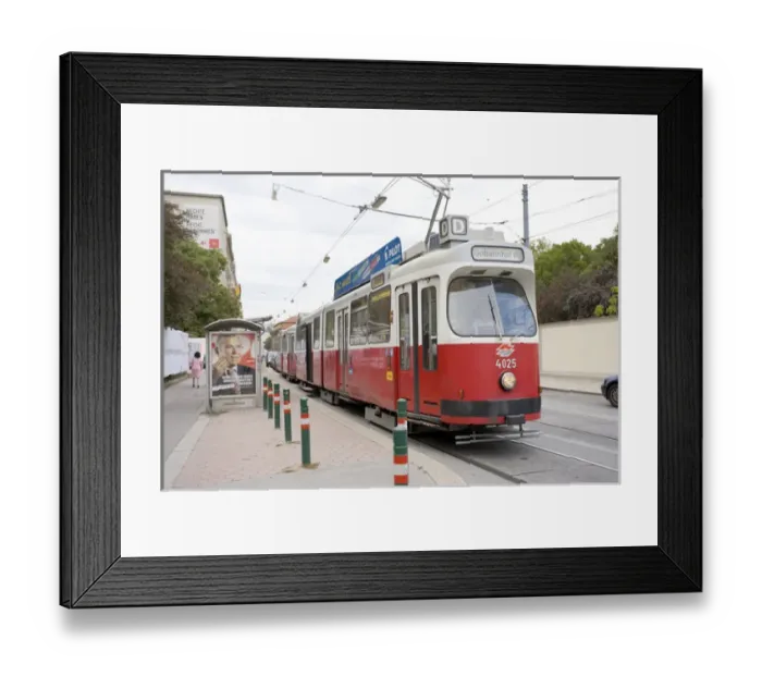 Framed Print : Tram in Vienna, Austria Framed Print : Tram in Vienna, Austria