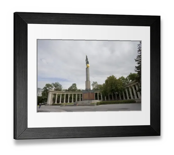 Framed Print : Mark of Russian Soldier in Vienna, Austria Framed Print : Mark of Russian Soldier in Vienna, Austria