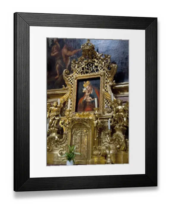 Framed Print : Austria, Vienna. St. Peters Church, 18th century Baroque. Daily mass has been Framed Print : Austria, Vienna. St. Peters Church, 18th century Baroque. Daily mass has been