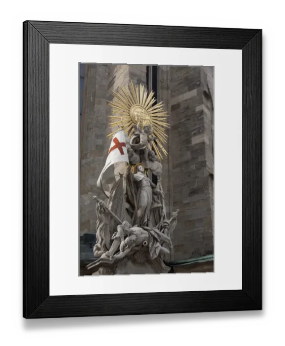 Framed Print : Austria, Vienna. Historic downtown, St. Stephans Cathedral (aka Stephansdom) Framed Print : Austria, Vienna. Historic downtown, St. Stephans Cathedral (aka Stephansdom)