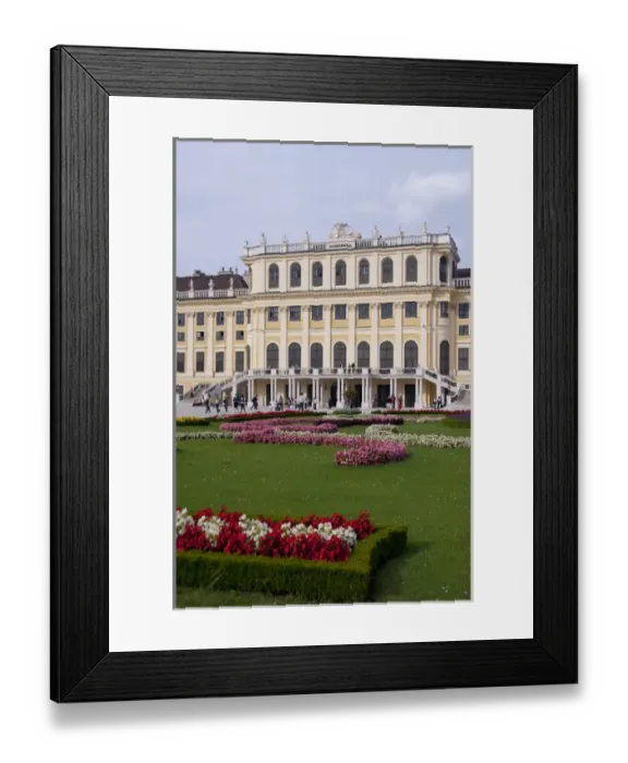 Framed Print : Austria, Vienna. Maria Theresas Baroque / Rococo Schonbrunn Palace (aka Schlob Schonbrunn) Framed Print : Austria, Vienna. Maria Theresas Baroque / Rococo Schonbrunn Palace (aka Schlob Schonbrunn)
