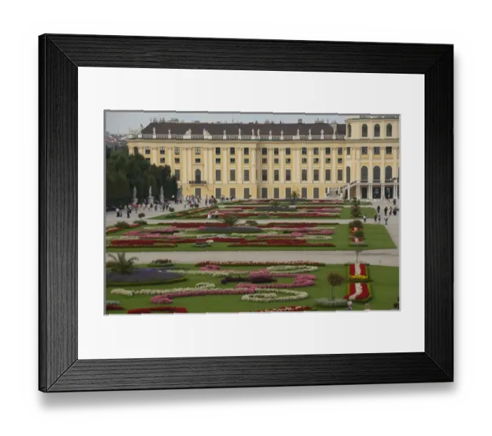 Framed Print : Austria, Vienna. Maria Theresas Baroque / Rococo Schonbrunn Palace (aka Schlob Schonbrunn) Framed Print : Austria, Vienna. Maria Theresas Baroque / Rococo Schonbrunn Palace (aka Schlob Schonbrunn)