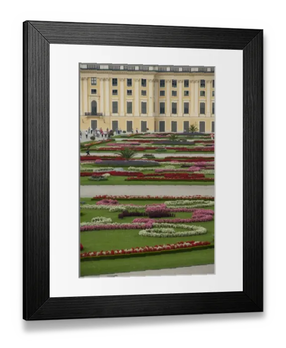 Framed Print : Austria, Vienna. Maria Theresas Baroque  /  Rococo Schonbrunn Palace (aka Schlob Schonbrunn)