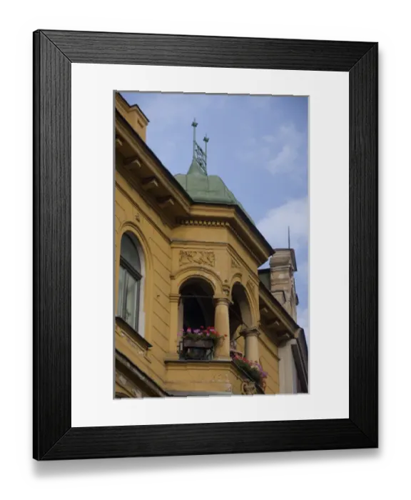 Framed Print : Austria, Vienna. Typical historic architectue
