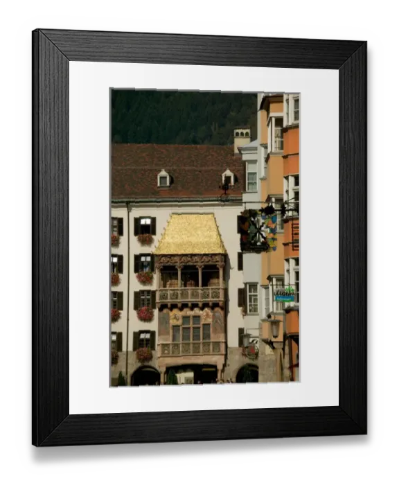 Framed Print : Goldenes Dachl (Golden Roof), Old Innsbruck, Tirol, Austria