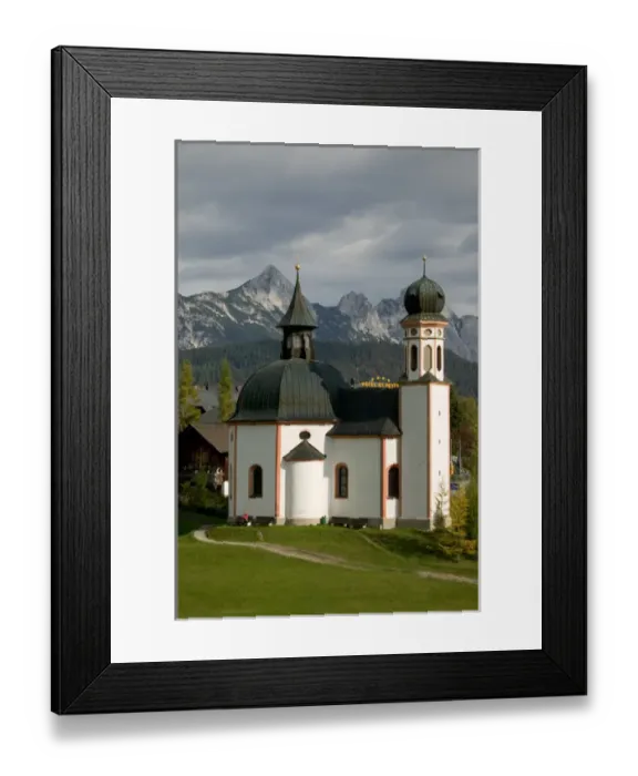 Framed Print : Saint Oswald Church, Seefeld, Tirol, Austria Framed Print : Saint Oswald Church, Seefeld, Tirol, Austria