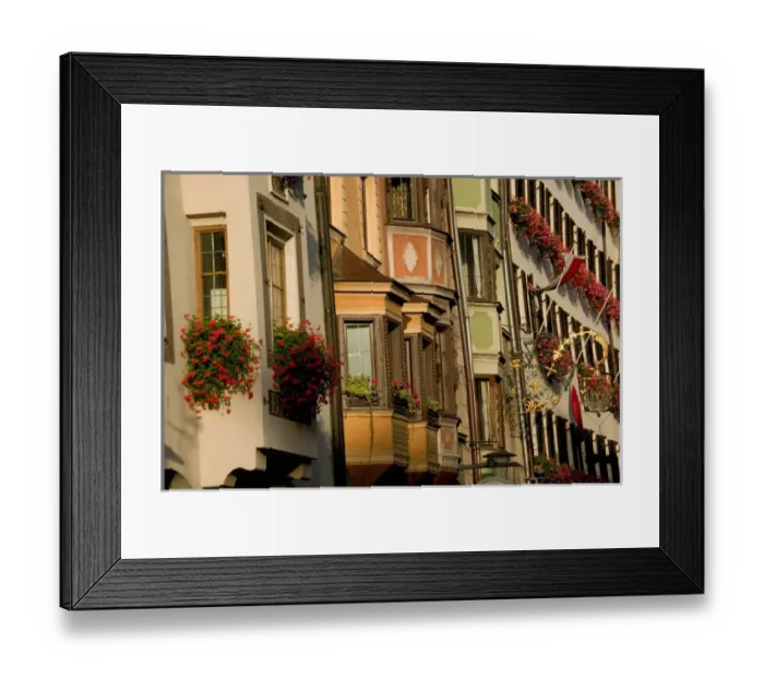 Framed Print : Old section of Innsbruck, Tirol, Austria