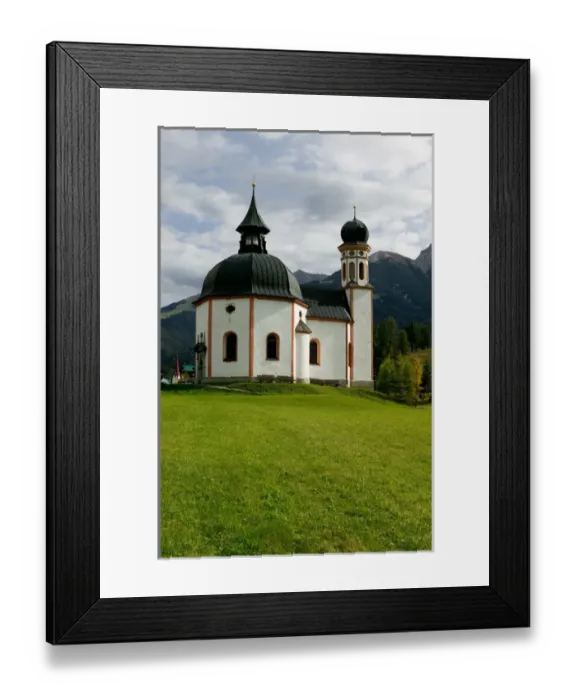 Framed Print : Saint Oswald Church, Seefeld, Tirol, Austria Framed Print : Saint Oswald Church, Seefeld, Tirol, Austria