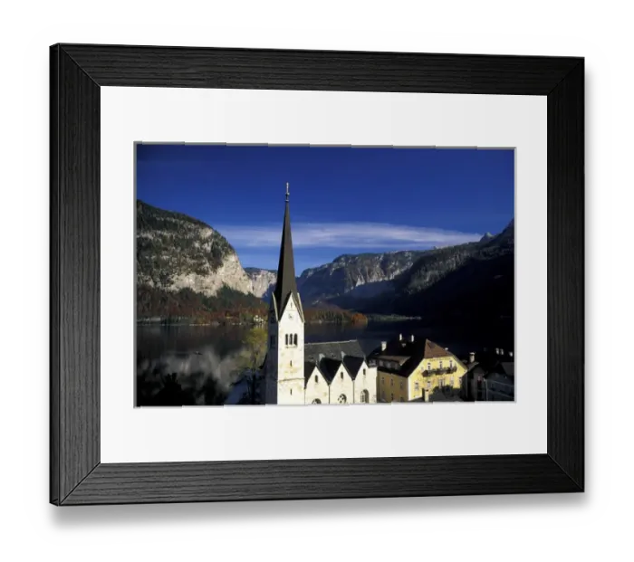 Framed Print : Europe, Austria, Hallstatt, Salzkammergut. Hallstattersee, Alps Framed Print : Europe, Austria, Hallstatt, Salzkammergut. Hallstattersee, Alps