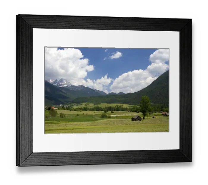 Framed Print : A tractor harvesting a hay field on a farm at Imst, Austria. austria, austrain Framed Print : A tractor harvesting a hay field on a farm at Imst, Austria. austria, austrain