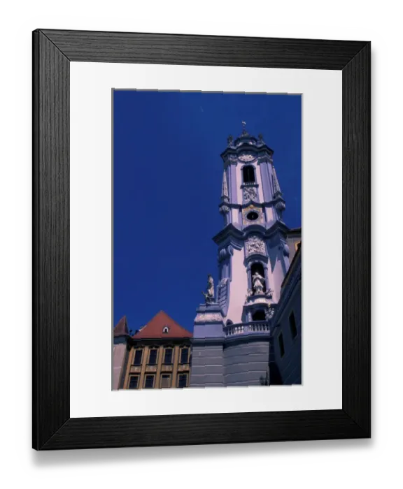 Framed Print : Europe, Austria, Danube River boat trip near Melk