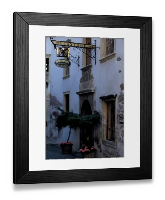 Framed Print : Europe, Austria, Durnstein, store front