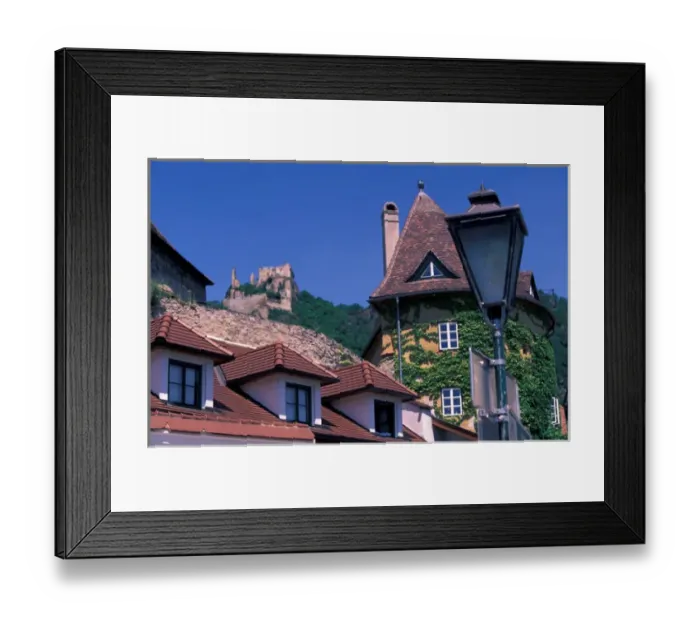 Framed Print : Europe, Austria, Wachau District, Durnstein