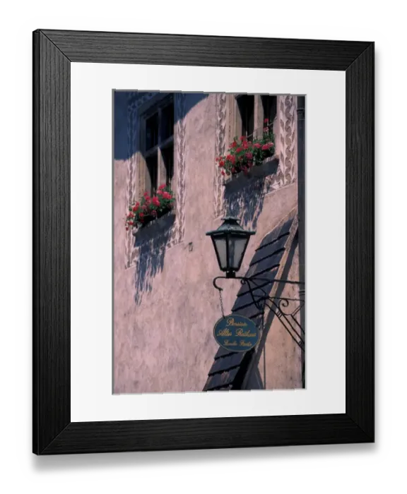 Framed Print : Europe, Austria, Wachau District, Durnstein, Bed and Breakfast
