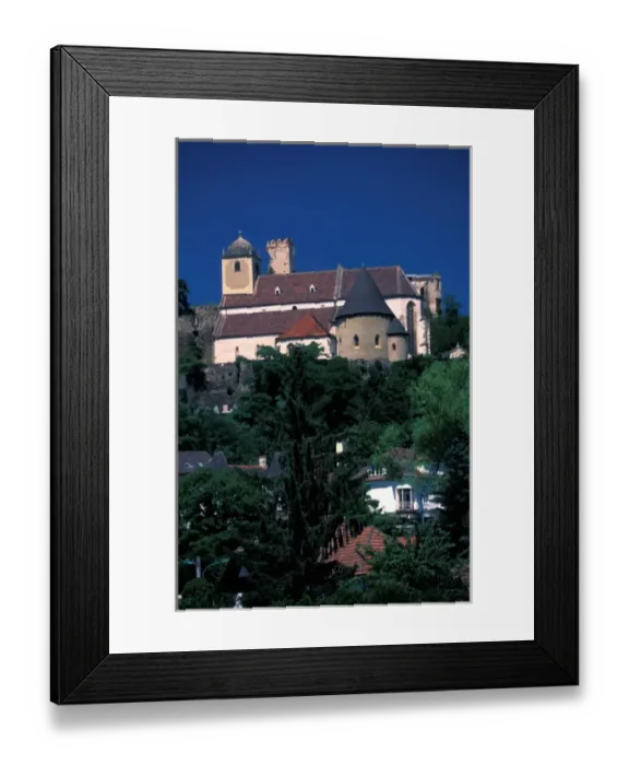 Framed Print : Europe, Austria, Prague, castle on hill