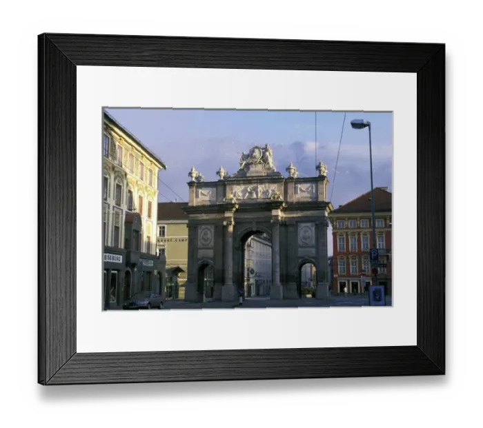 Framed Print : Europe, Austria, Innsbruck. The Triumphpforte, monument Framed Print : Europe, Austria, Innsbruck. The Triumphpforte, monument