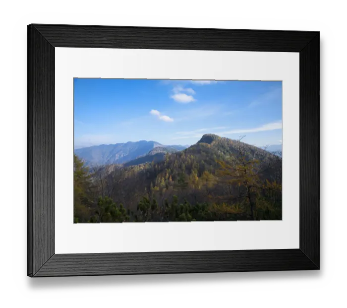 Framed Print : Upper Austria, Austria - High angle view of mountains and a valley. Horizontal shot Framed Print : Upper Austria, Austria - High angle view of mountains and a valley. Horizontal shot