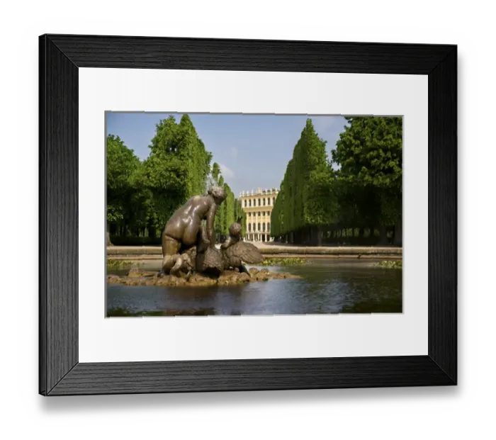 Framed Print : Europe, Austria, Vienna, Schonbrunn Palace sculpture, fountain Framed Print : Europe, Austria, Vienna, Schonbrunn Palace sculpture, fountain