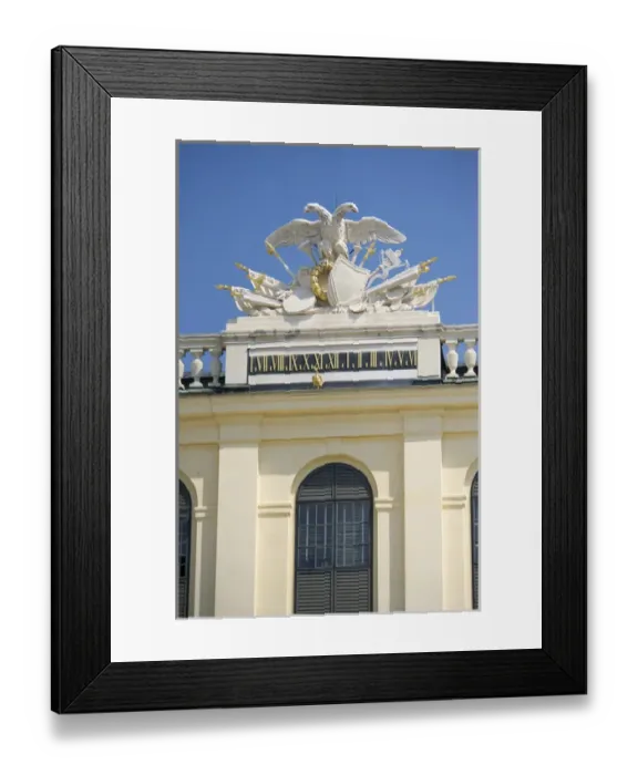 Framed Print : Europe, Austria, Vienna, Schonbrunn Palace exterior detail Framed Print : Europe, Austria, Vienna, Schonbrunn Palace exterior detail