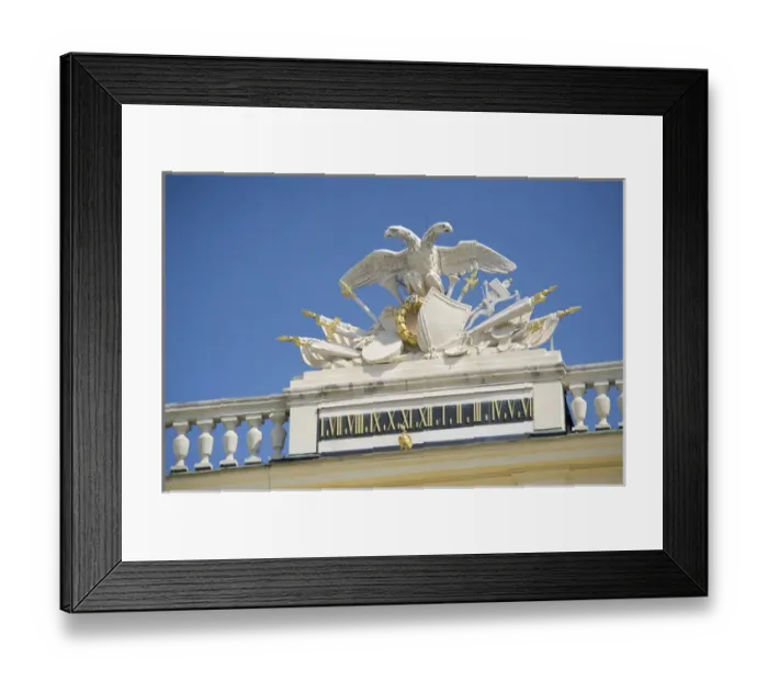 Framed Print : Europe, Austria, Vienna, Schonbrunn Palace exterior detail Framed Print : Europe, Austria, Vienna, Schonbrunn Palace exterior detail
