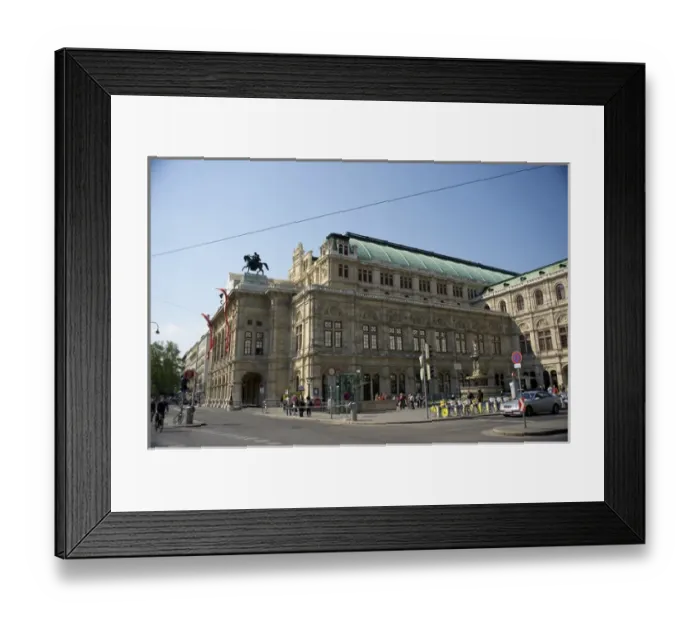 Framed Print : Europe, Austria, Vienna, Vienna State Opera House