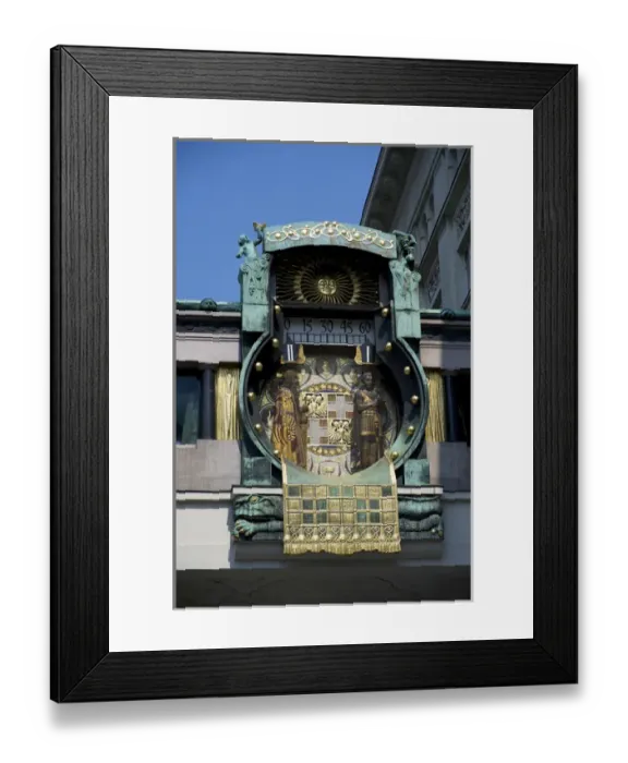 Framed Print : Europe, Austria, Vienna, Anker clock at Hohr Markt by Franz von Matsch Framed Print : Europe, Austria, Vienna, Anker clock at Hohr Markt by Franz von Matsch