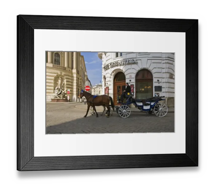 Framed Print : A view of St. Michaels Square in Viennia Austra Framed Print : A view of St. Michaels Square in Viennia Austra