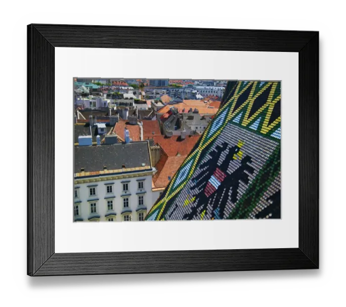 Framed Print : Stephens Cathedral with other historical buildings, Vienna, Austria Framed Print : Stephens Cathedral with other historical buildings, Vienna, Austria