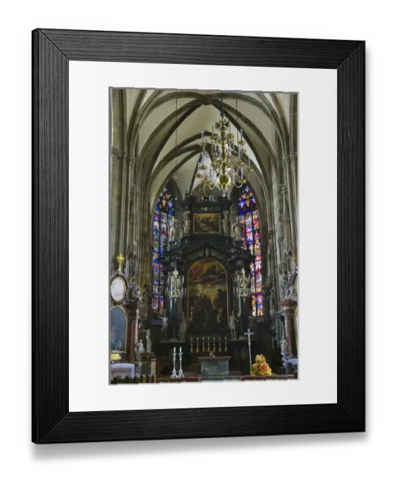 Framed Print : Inside Stephens Cathedral, Vienna, Austria