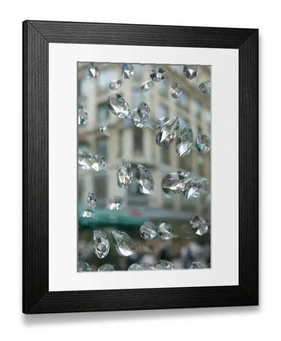Framed Print : AUSTRIA-Vienna: Artificial Diamonds in Storefront Karntner Strasse Framed Print : AUSTRIA-Vienna: Artificial Diamonds in Storefront Karntner Strasse