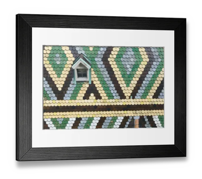 Framed Print : AUSTRIA-Vienna: The Stephansdom Cathedral Roof Tile Detail Framed Print : AUSTRIA-Vienna: The Stephansdom Cathedral Roof Tile Detail