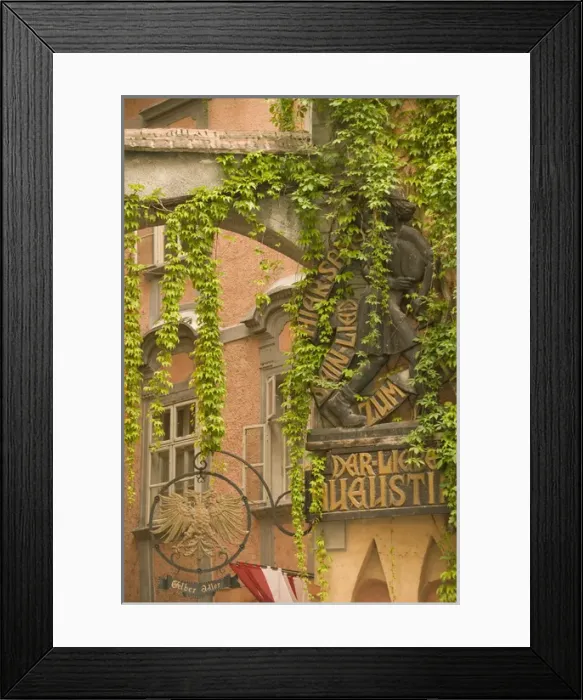Framed Print : AUSTRIA-Vienna: Fleischmarkt : Der Liebe Augustin Fresco known in the Ach Framed Print : AUSTRIA-Vienna: Fleischmarkt : Der Liebe Augustin Fresco known in the Ach