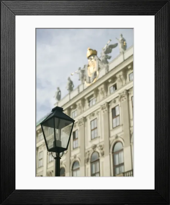 Framed Print : AUSTRIA-Vienna: Hofburg: Michaelertor / Streetlight Framed Print : AUSTRIA-Vienna: Hofburg: Michaelertor / Streetlight