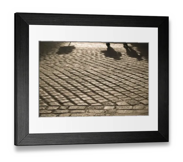 Framed Print : AUSTRIA-Vienna: Street Shadows  /  Michaeler Platz
