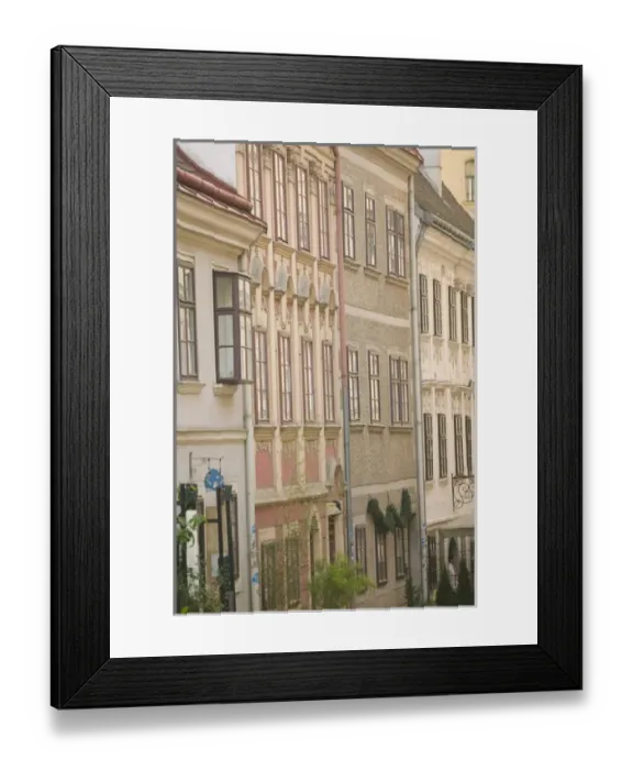 Framed Print : AUSTRIA-Vienna: Spittelberg Historic District  /  Detail