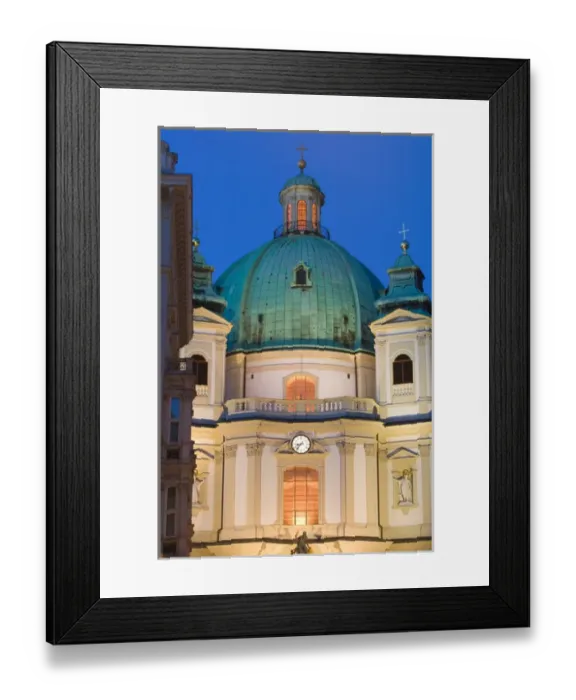 Framed Print : AUSTRIA-Vienna: Graben: Peterskirche (St. Peter Church) Framed Print : AUSTRIA-Vienna: Graben: Peterskirche (St. Peter Church)