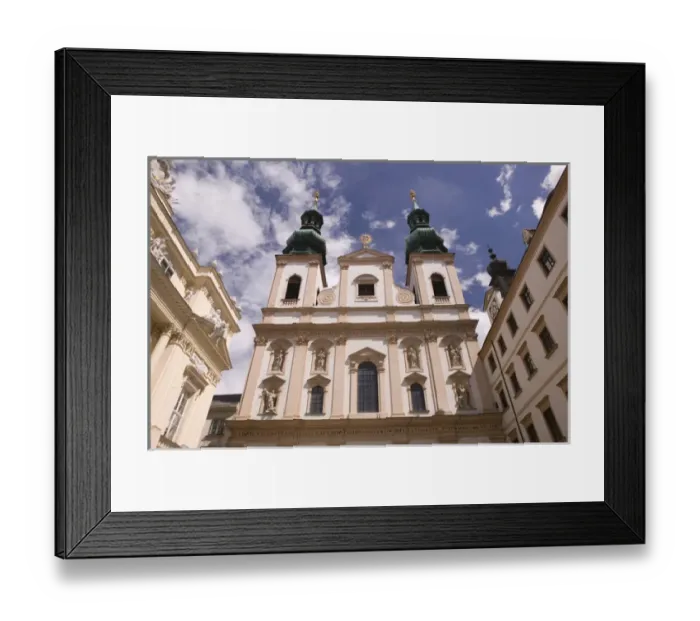 Framed Print : AUSTRIA-Vienna : JesuitenKirche / Jesuit Church / Exterior Framed Print : AUSTRIA-Vienna : JesuitenKirche / Jesuit Church / Exterior