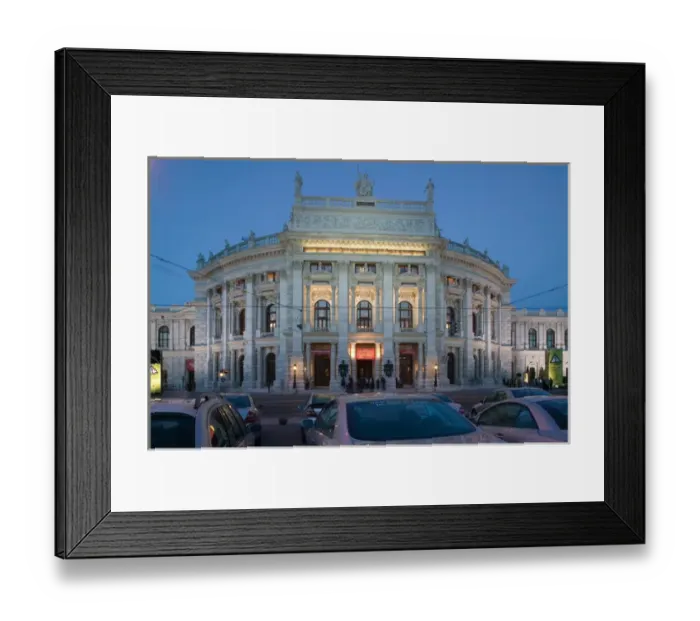 Framed Print : AUSTRIA-Vienna: Vienna Burgtheater  /  Theater (b. 1888)  /  Evening